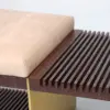 Vento Slat Coffee Table, Walnut & Sand
