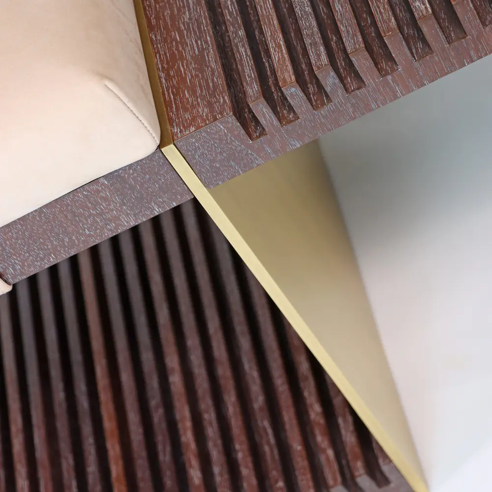 Vento Slat Coffee Table, Walnut & Sand