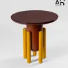 Orbit Pop Round Lacquer Side Table
