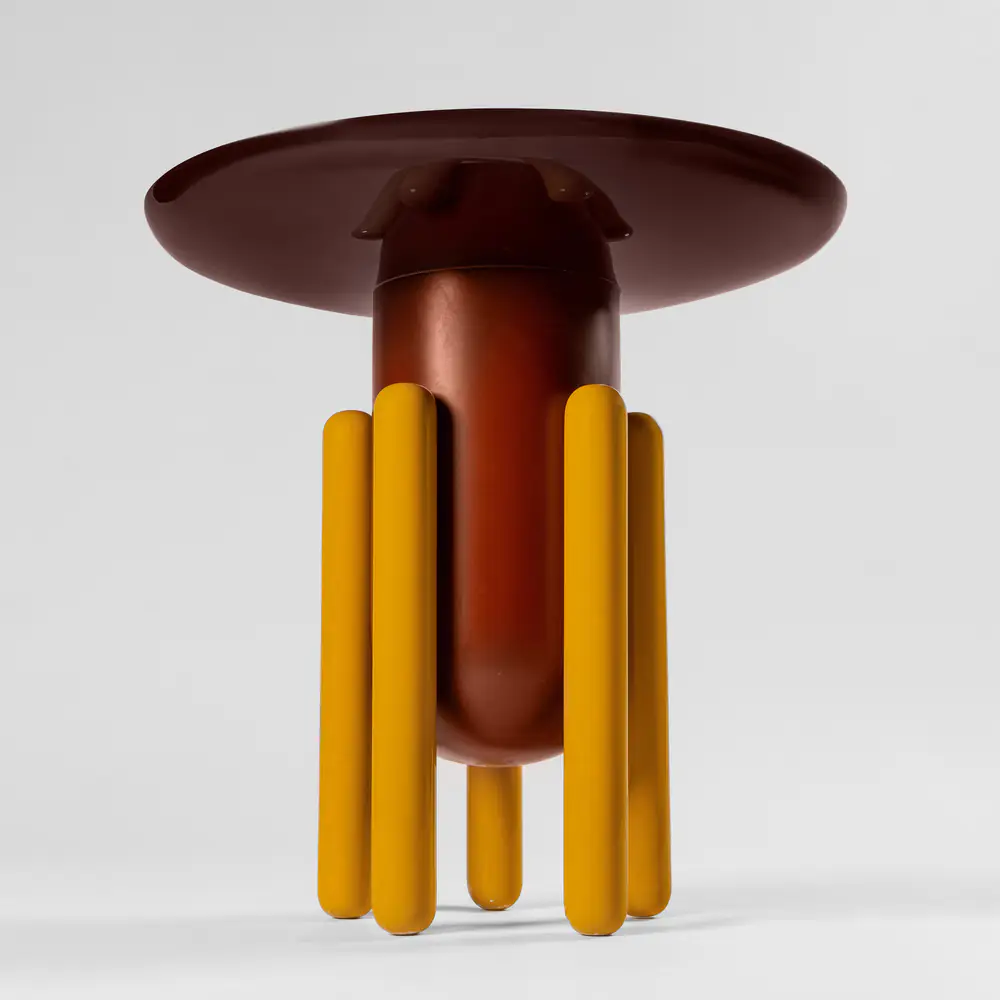 Orbit Pop Round Lacquer Side Table