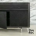 Vesper Diamond Sideboard with Stone Top