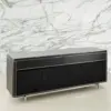 Vesper Diamond Sideboard with Stone Top