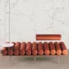 Aero Bolster Daybed Sofa with Integrated Side Table