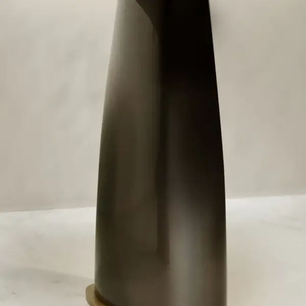 Vanta Tapered Bronze Pedestal Side Table