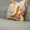 Aster Block-Tuft L-Sectional Sofa – Sand Beige