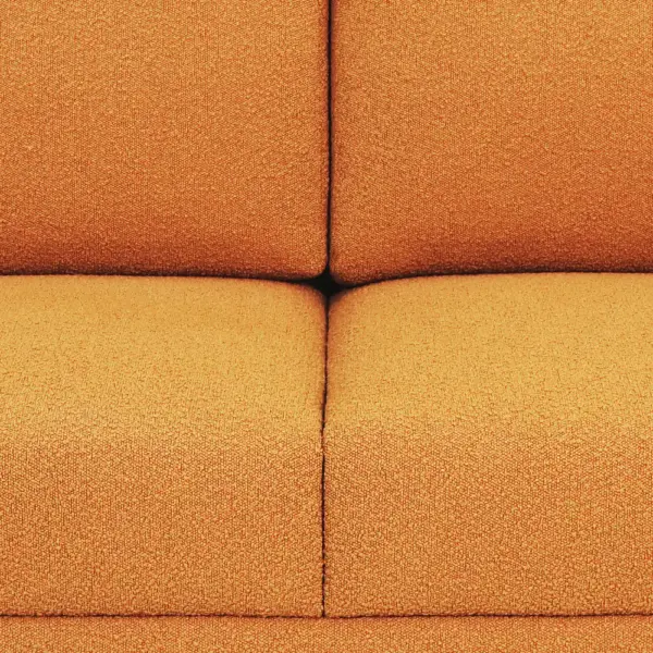 Solaro Grid Modular Sofa in Burnt Orange