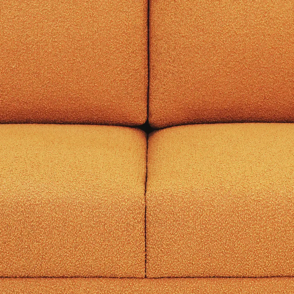 Solaro Grid Modular Sofa in Burnt Orange