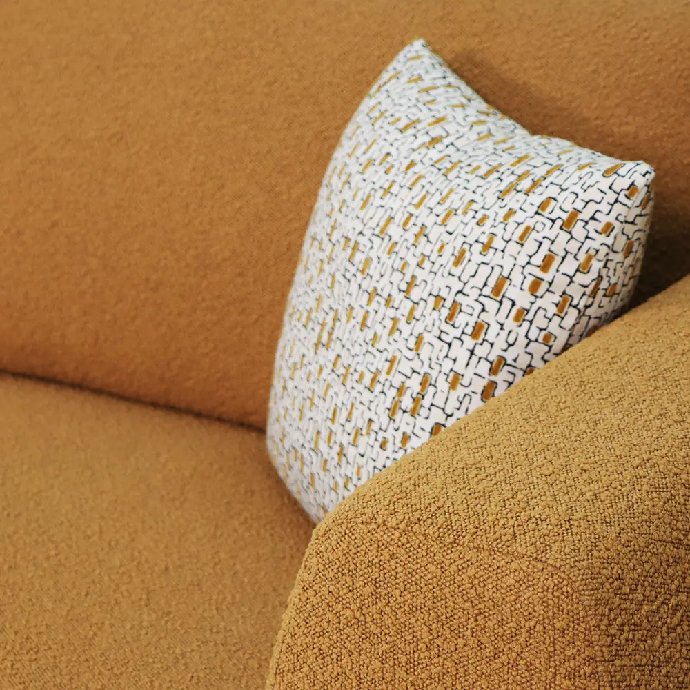 Solaro Grid Modular Sofa in Burnt Orange