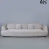 Serene Curve 3-Seater Sofa in Cream