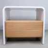 Luna White U-Frame Sideboard with Oak Drawer