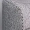 Arlo Curved-Back Upholstered Accent Chair - Light Grey