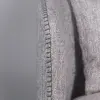 Arlo Curved-Back Upholstered Accent Chair - Light Grey