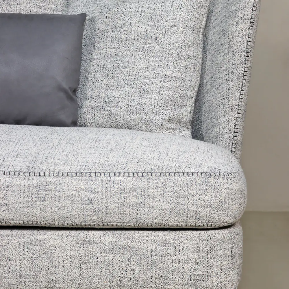 Arlo Shelter-Arm Sofa in Heathered Gray