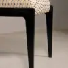 Noir Geo Upholstered Dining Chair