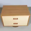 Aurelia Two-Drawer Pedestal Nightstand in Oak & Cream