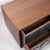 Orbit Eight-Drawer Sideboard with Blue Disc Pulls