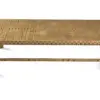 Punch Card Perforated Brass Coffee Table