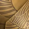 Solstice Etched Brass Round Coffee Table