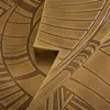 Solstice Etched Brass Round Coffee Table